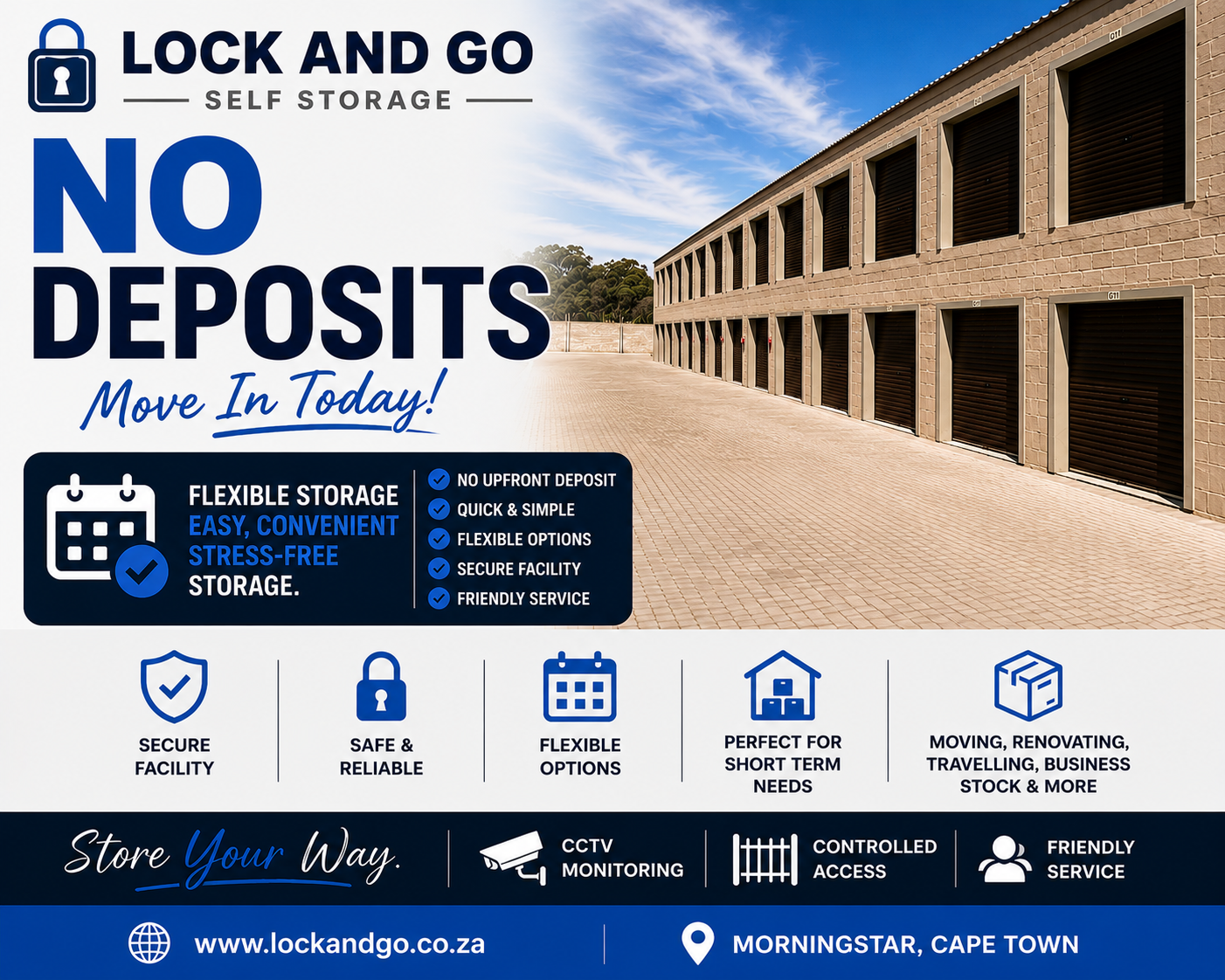 NO DEPOSITS
